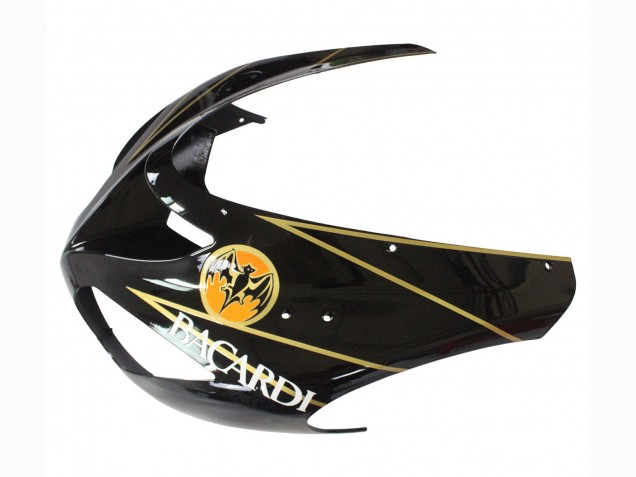Carénages Moto Kawasaki ZX10R 2006-2007 - Noir Rouge Or BACARDI
