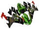 Carénages Moto Kawasaki ZX10R 2006-2007 - Vert Gris Rouge Noir Jaune