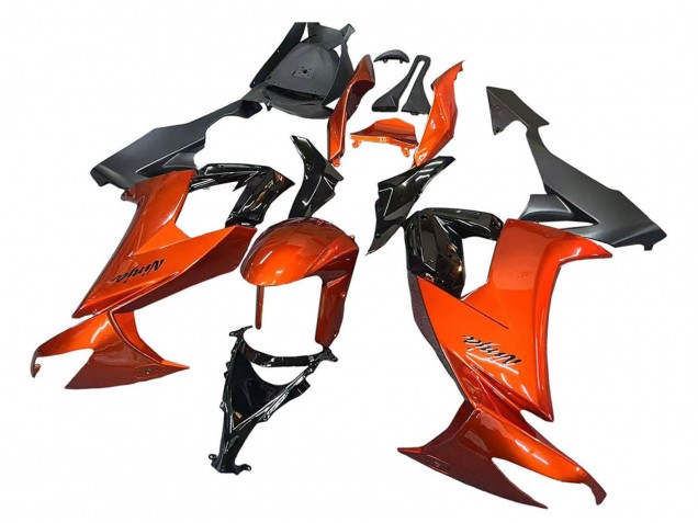 Carénages Moto Kawasaki ZX10R 2008-2010 - Burnt Orange Noir