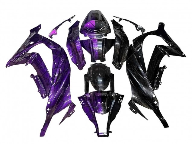 Carénages Moto Kawasaki ZX10R 2011-2015 - Violet Noir