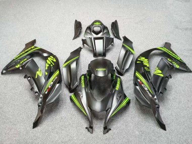 Carénages Moto Kawasaki ZX10R 2016-2020 - Noir Mat Vert