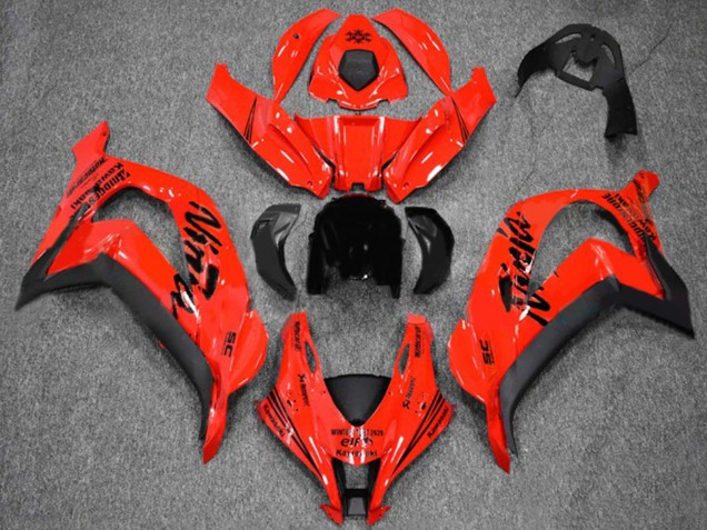 Carénages Moto Kawasaki ZX10R 2016-2020 - Rouge Noir