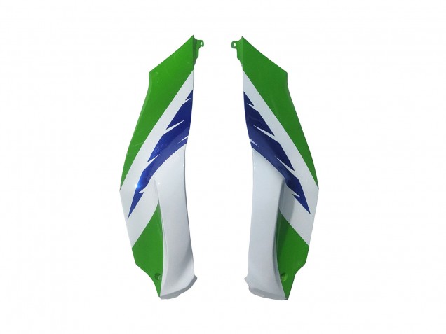 Carénages Moto Kawasaki ZX10R 2021-2025 - Blanc Vert Bleu Noir