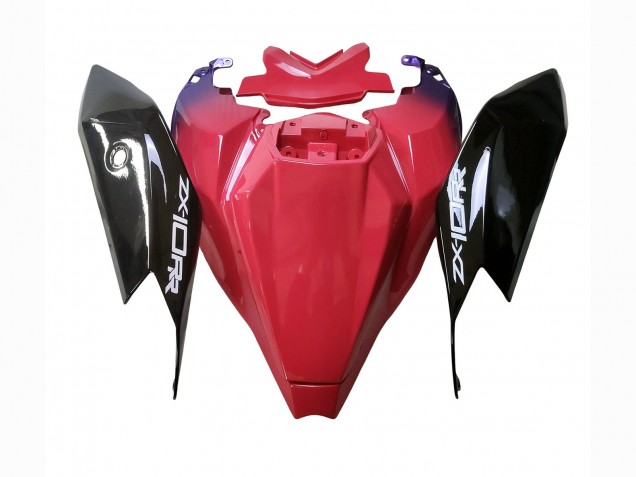 Carénages Moto Kawasaki ZX10R 2021-2025 - Rouge Noir Violet Blanc
