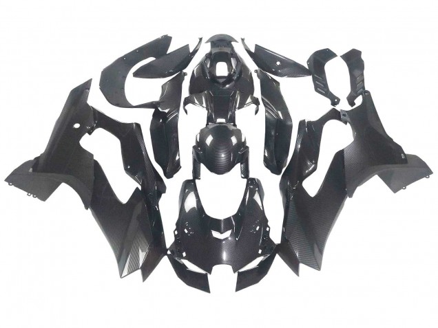 Carénages Moto Kawasaki ZX10R 2021-2025 - Noir Fibre de Carbone