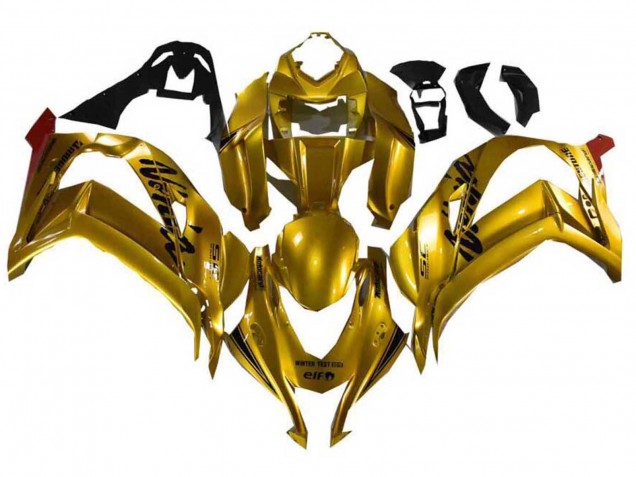 Carénages Moto Kawasaki ZX10R 2021-2025 - Or Noir