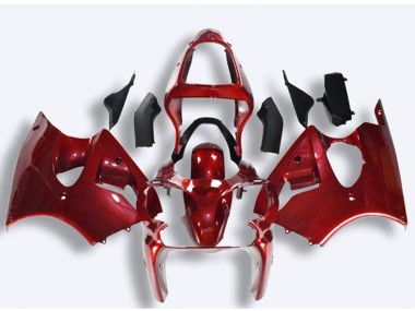 Carénages Moto Kawasaki ZX6R 2000-2002 - Rouge