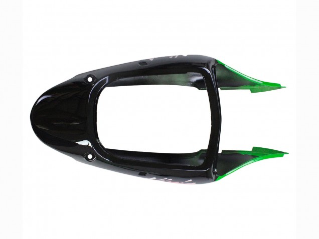 Carénages Moto Kawasaki ZX6R 1998-1999 - Vert Blanc Noir Brillant