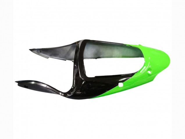 Carénages Moto Kawasaki ZX6R 2000-2002 - Vert Blanc Noir