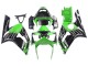 Carénages Moto Kawasaki ZX6R 2003-2004 - Vert Blanc Noir