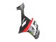 Carénages Moto Kawasaki ZX6R 2007-2008 - Noir Blanc Rouge Blanc Neige Décalque Ninja Elf