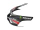 Carénages Moto Kawasaki ZX6R 2007-2008 - Noir Blanc Rouge Blanc Neige Décalque Ninja Elf