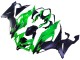 Carénages Moto Kawasaki ZX6R 2019-2022 - Vert Noir Mat