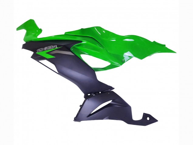 Carénages Moto Kawasaki ZX6R 2019-2022 - Vert Noir Mat