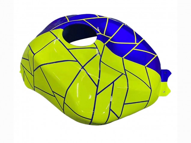 Carénages Moto Kawasaki ZX6R 2019-2022 - Bleu Jaune