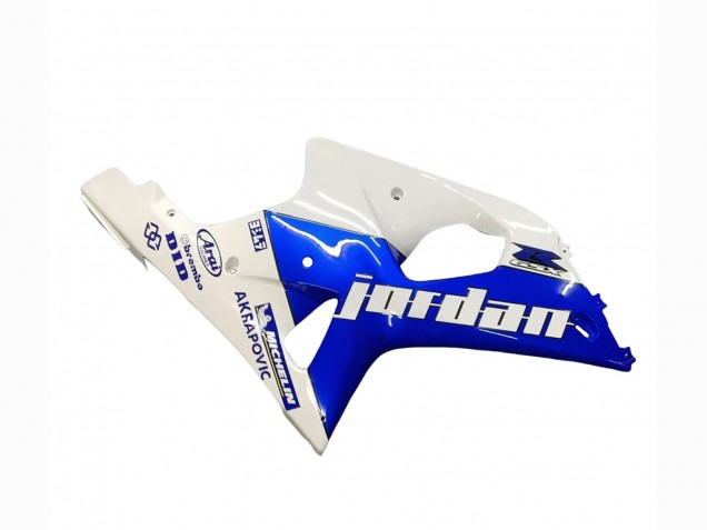 Carénages Moto Suzuki GSXR1000 2000-2002 - Blanc Bleu Jordan 59