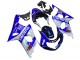 Carénages Moto Suzuki GSXR1000 2000-2002 - Bleu Blanc Argent Castrol Dunlop