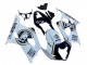 Carénages Moto Suzuki GSXR 1000 2003-2004 - Blanc Noir Or Motul Lucky Strike