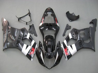 Carénages Moto Suzuki GSXR 1000 2003-2004 - Noir Brillant Blanc Gris Rouge