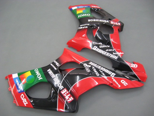 Carénages Moto Suzuki GSXR 1000 2003-2004 - Rouge Jaune Bleu Vert Noir JOMO