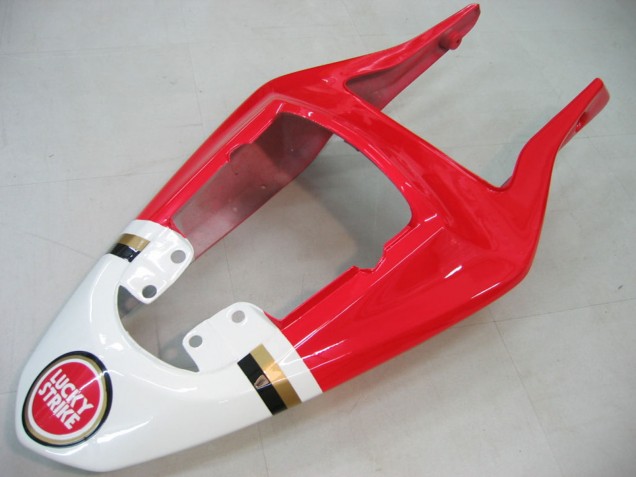 Carénages Moto Suzuki GSXR 1000 2003-2004 - Blanc Rouge Motul Lucky Strike