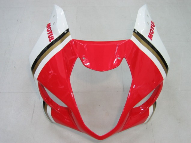 Carénages Moto Suzuki GSXR 1000 2003-2004 - Blanc Rouge Motul Lucky Strike