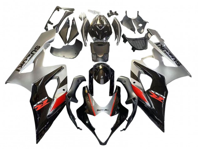 Carénage Moto Suzuki GSXR 1000 2005-2006 - Noir Gris Rouge