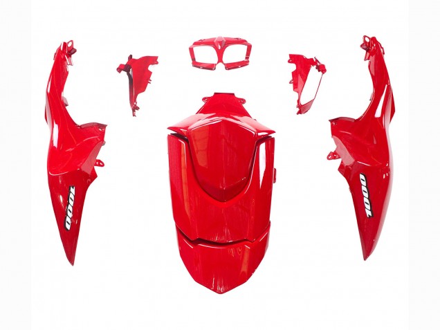 Kits Carénage Moto Suzuki GSXR 1000 2009-2016 - Noir Brillant Rouge