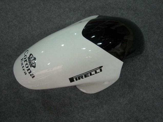 Carénages Moto Suzuki GSXR 1300 Hayabusa 1996-2007 - Blanc Noir Corona
