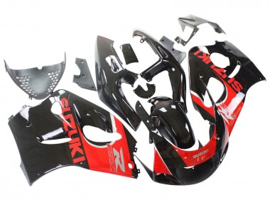 Carénages Moto Suzuki GSXR 600 / GSXR 750 1996-2000 - Noir Rouge
