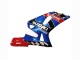 Carénages Moto Suzuki GSXR 600 / GSXR 750 2001-2003 - Bleu Rouge Courses