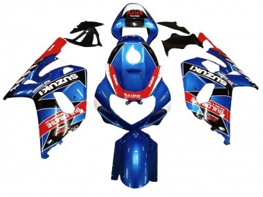Carénages Moto Suzuki GSXR 600 / GSXR 750 2001-2003 - Bleu Rouge Courses