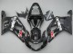 Carénages Moto Suzuki GSXR 600 / GSXR 750 2001-2003 - Noir Brillant Rouge Blanc