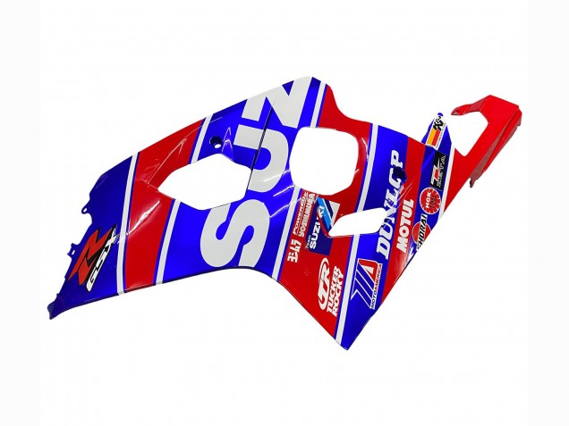 Carénages Moto Suzuki GSXR 600 / GSXR 750 2004-2005 - Bleu Rouge Noir Motul Dunlop