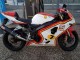 Carénages Moto Suzuki GSXR 600 / GSXR 750 2004-2005 - Blanc Rouge Jaune Michelin Texaon Heron 7