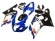 Carénages Moto Suzuki GSXR 600 / GSXR 750 2004-2005 - Bleu Blanc Noir