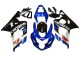 Carénages Moto Suzuki GSXR 600 / GSXR 750 2004-2005 - Bleu Blanc Noir