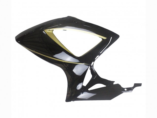 Carénages Moto Suzuki GSXR 600 / GSXR 750 2006-2007 - Noir Brillant Or Bande