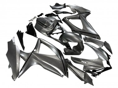 Carénages Moto Suzuki GSXR 600 / GSXR 750 2008-2010 - Gris Mat Noir