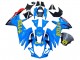 Carénages Moto Suzuki GSXR 600 / GSXR 750 2011-2024 - Bleu Or Rouge Noir Rizla