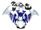 Carénage Moto Suzuki GSXR 600 / GSXR 750 2011-2024 - Blanc Bleu Rouge