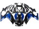 Carénage Moto Yamaha YZF R3/R25 2015-2018 - Bleu Noir Brillant