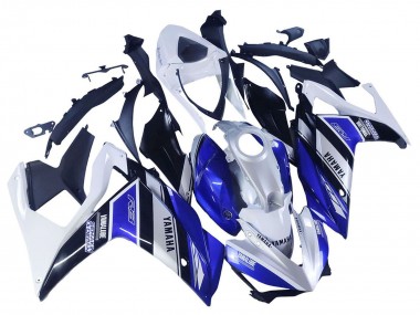 Carénages Moto Yamaha YZF R3/R25 2015-2018 - Blanc Bleu Noir Yamalube