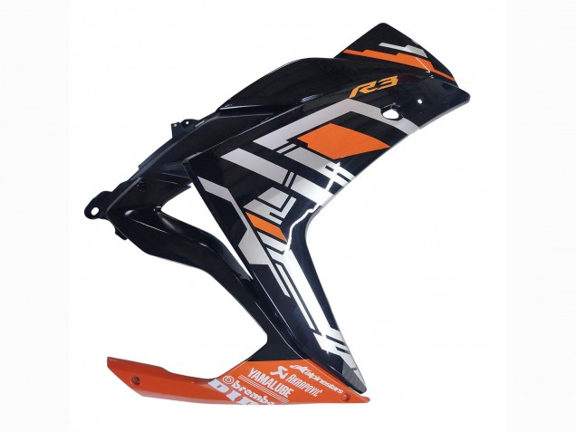 Carénages Moto Yamaha YZF R3/R25 2015-2018 - Bleu Orange Argent Yamalube