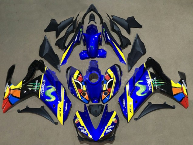 Carénages Moto Yamaha YZF R3/R25 2015-2018 - Bleu Jaune Rouge Noir Vert Monstre