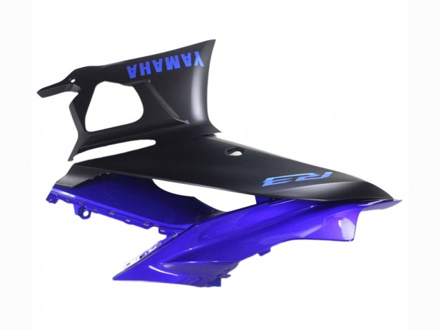 Carénage Moto Yamaha YZF R3/R25 2022-2024 - Bleu Noir Mat