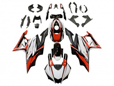 Kits Carénage Moto Yamaha YZF R3/R25 2022-2024 - Blanc Rouge Noir