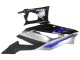 Carénages Moto Yamaha YZF R3/R25 2022-2024 - Argent Bleu Noir Brillant