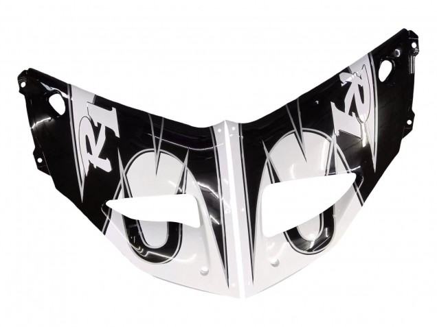 Carénages Moto Yamaha YZF 1000 R1 1998-1999 - Blanc Noir Brillant