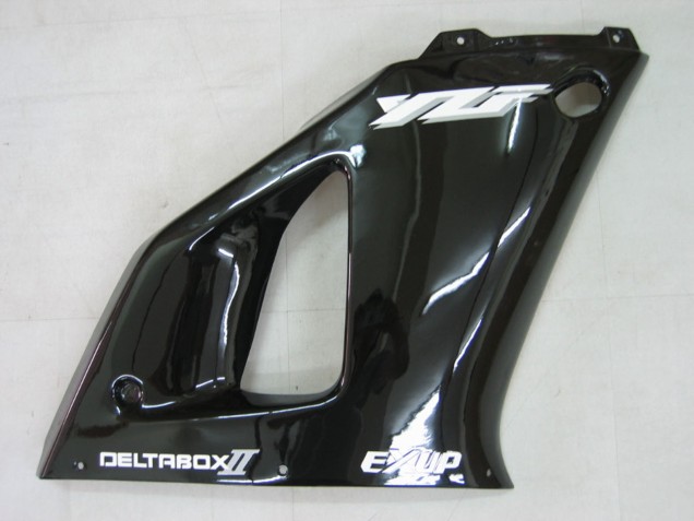 Carénages Moto Yamaha YZF 1000 R1 2000-2001 - Noir Brillant Blanc Décalque